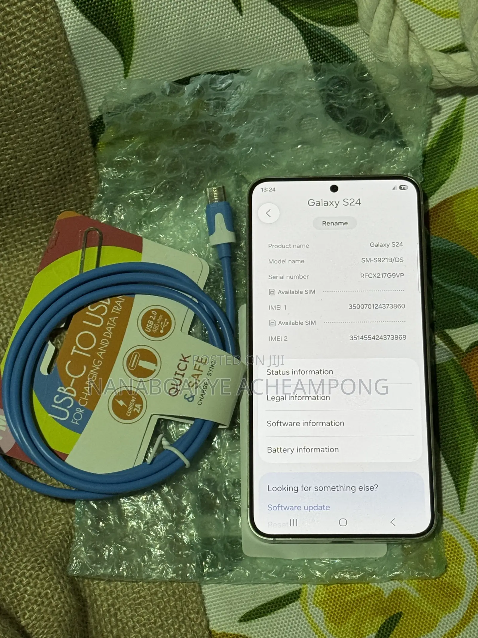 Samsung Galaxy S24 256 GB Gray