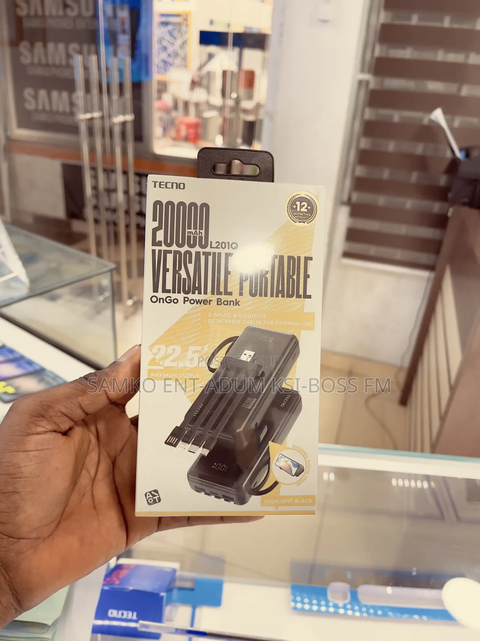 Tecno 20000 Mah L201q Power Bank