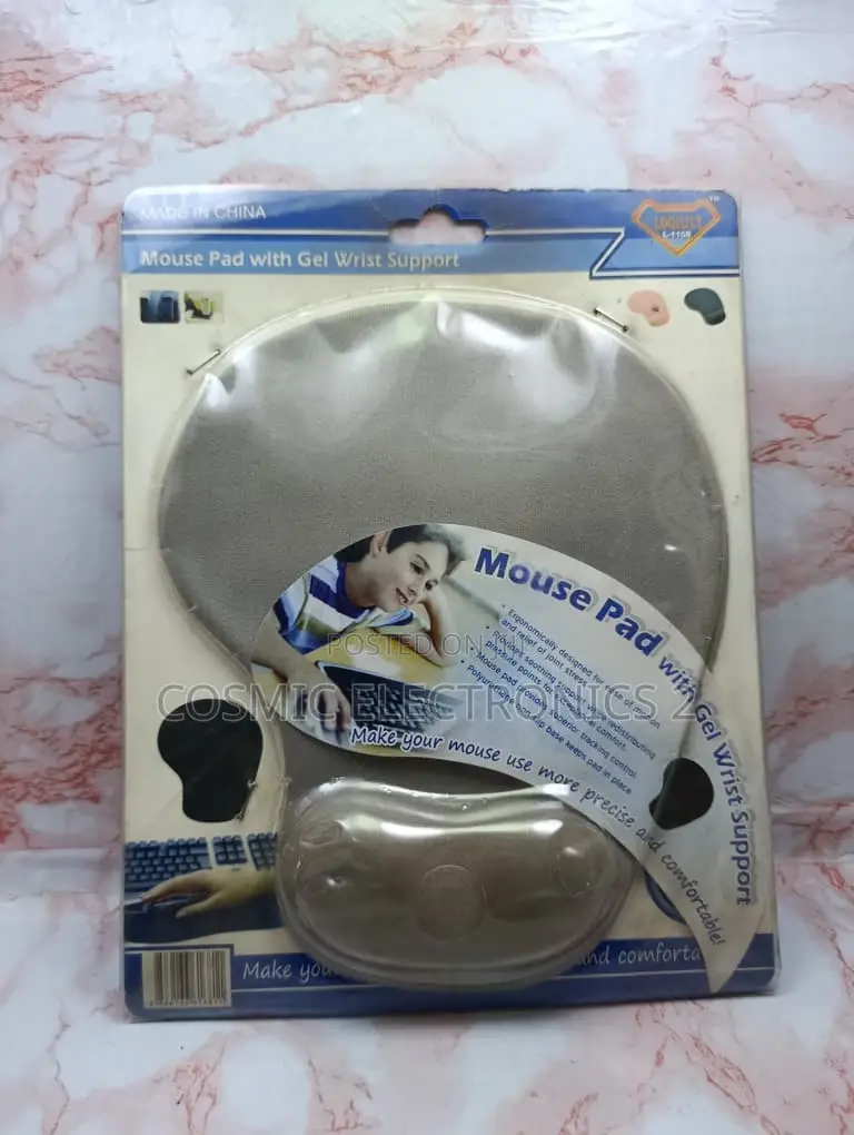 L-1108 Ergonomic Mouse Pad With Gel Wrist Support