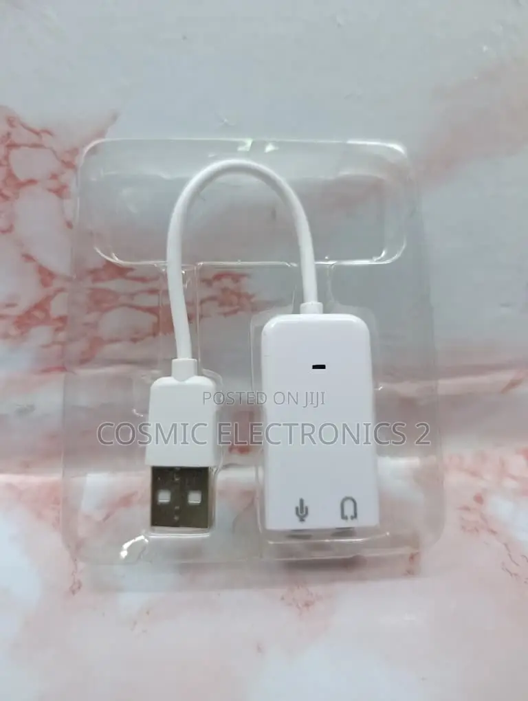 3D Virtual 7.1 Channel USB Sound Card Adapter