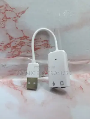 3D Virtual 7.1 Channel USB Sound Card Adapter