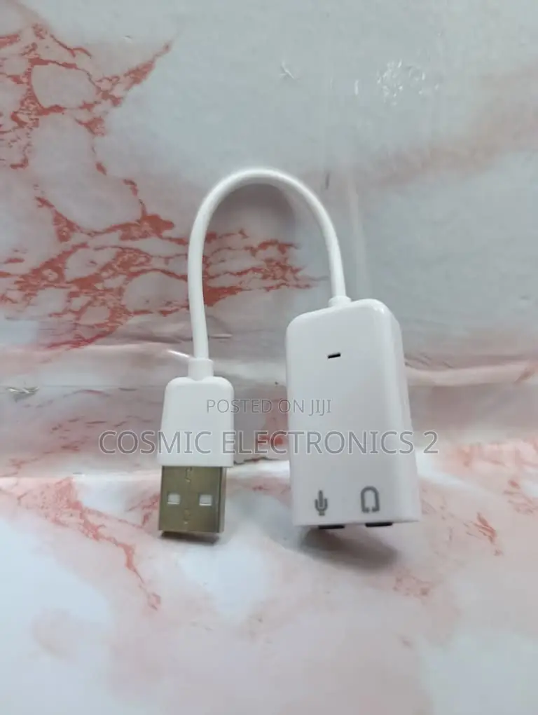 3D Virtual 7.1 Channel USB Sound Card Adapter