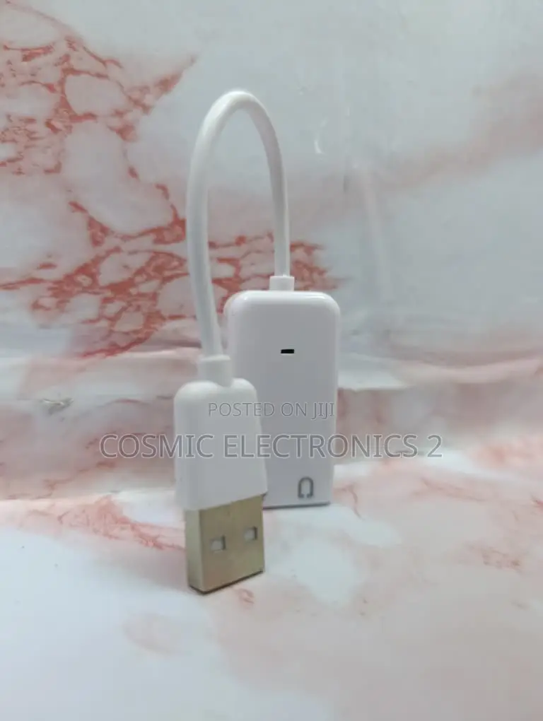 3D Virtual 7.1 Channel USB Sound Card Adapter