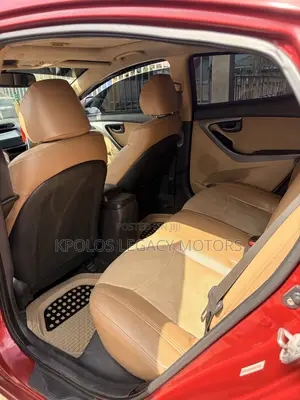 Hyundai Elantra Limited 2012 Red