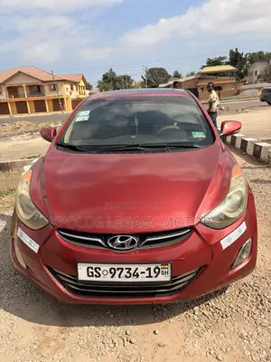 Hyundai Elantra Limited 2012 Red