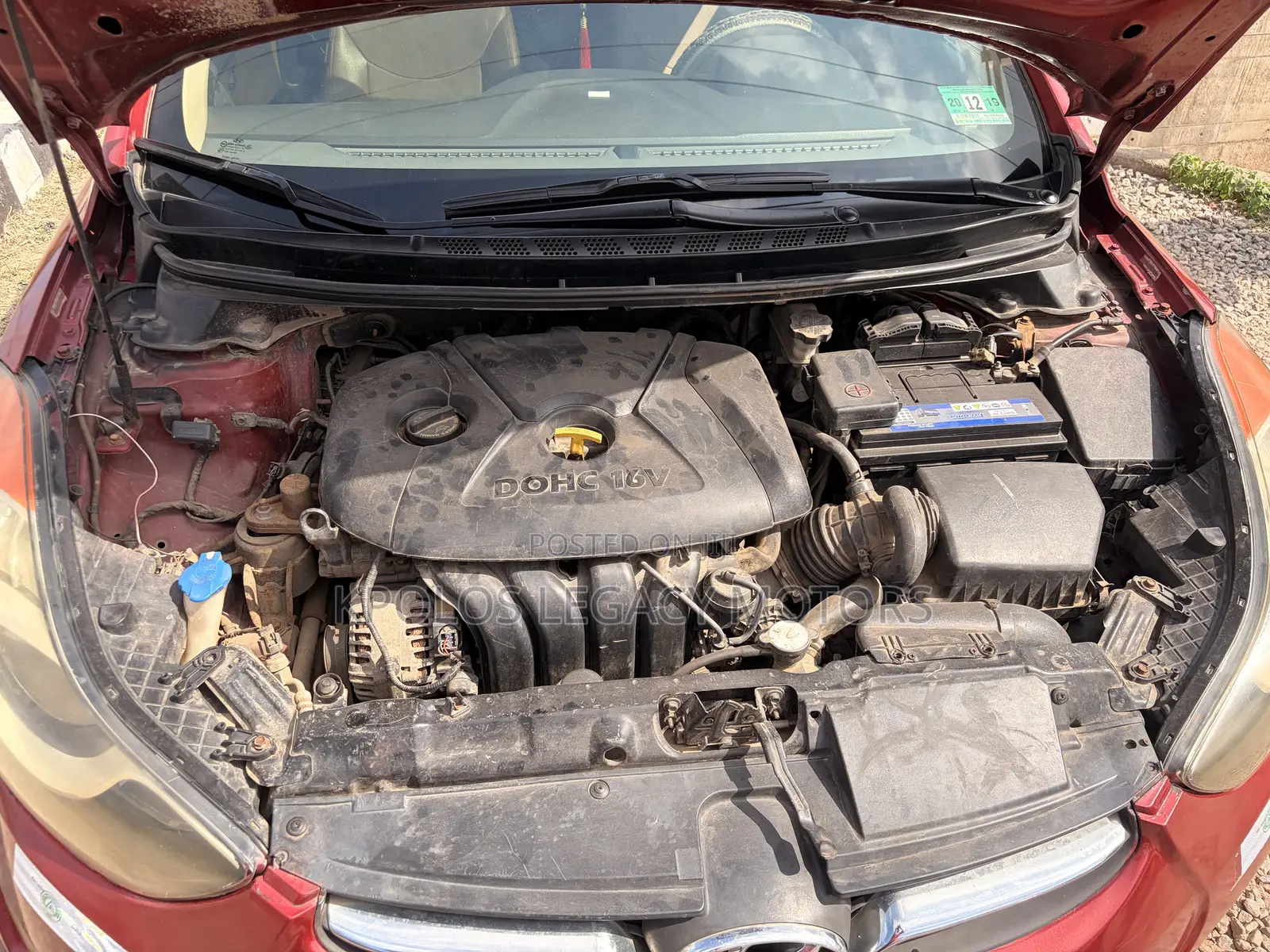 Hyundai Elantra Limited 2012 Red