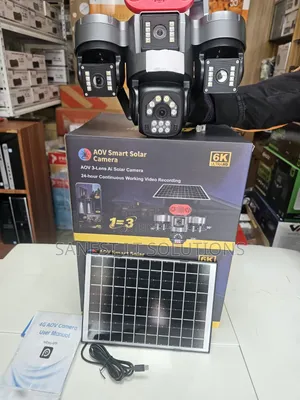 Solar Camera 3 Lens With Siren Hi Easy