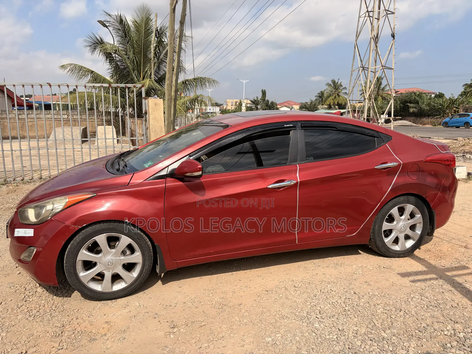 Hyundai Elantra Limited 2012 Red