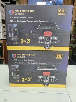 Solar Camera 3 Lens With Siren Hi Easy