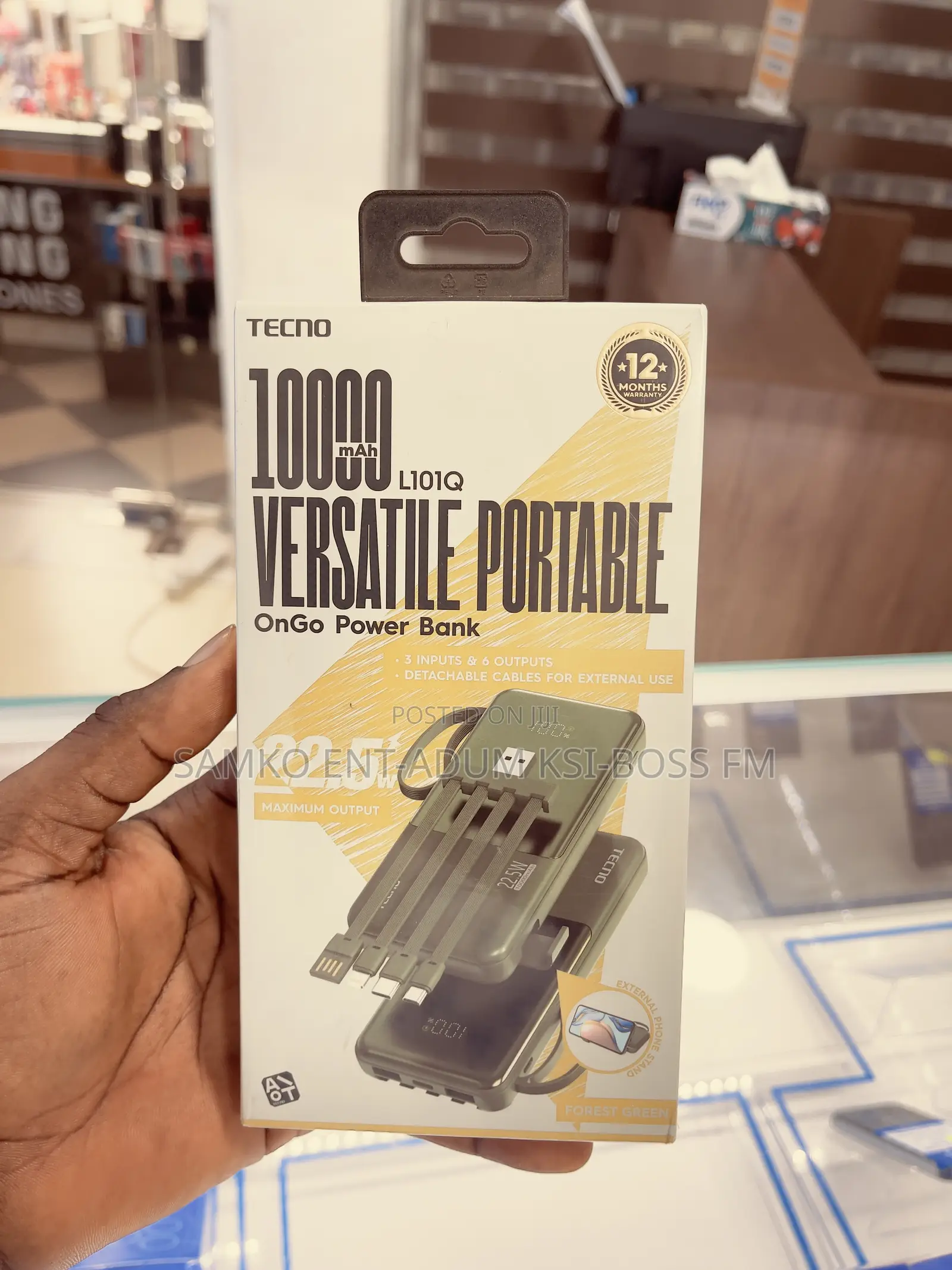 TECNO 10000 mAh L101Q Power Bank