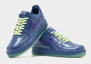 Original Airforce 1 Low Patent Leather Mystic Navy Blue