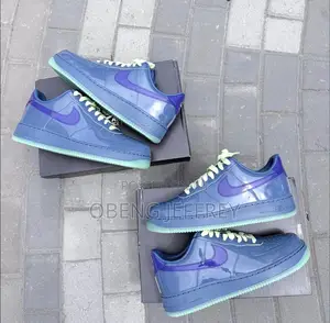 Original Airforce 1 Low Patent Leather Mystic Navy Blue