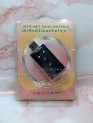 USB External 7.1 Channel Virtual Audio Sound Card Adapter