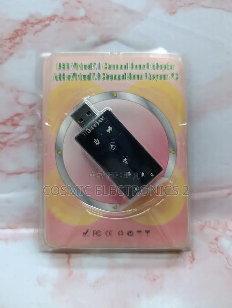 USB External 7.1 Channel Virtual Audio Sound Card Adapter