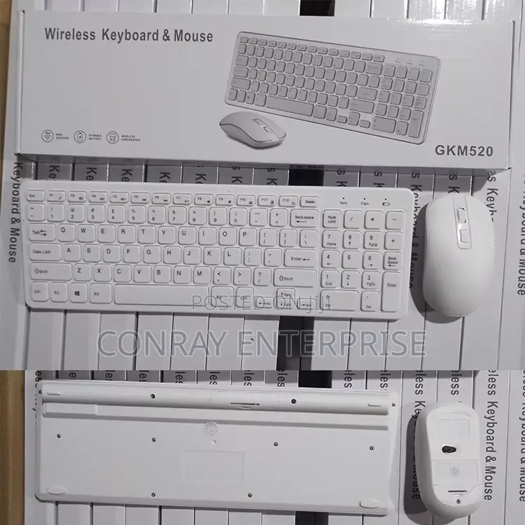 Wireless Keyboard and Mouse (GKM520).