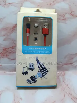 3-in-1 Magnetic Fast Charging Cable With 360° 180 Rotating Connector