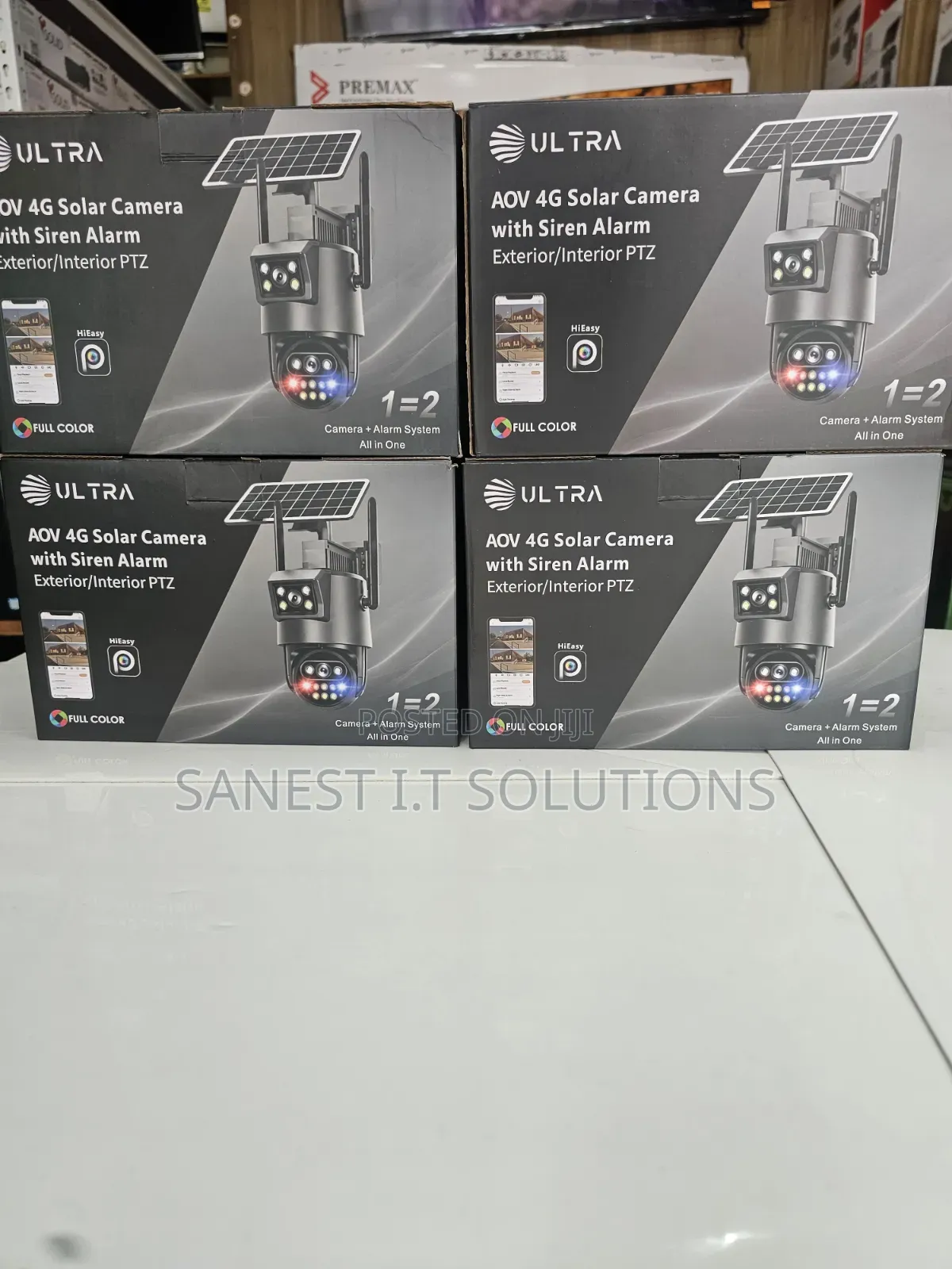 4G Solar Camera With Siren Dual Lens Ultra