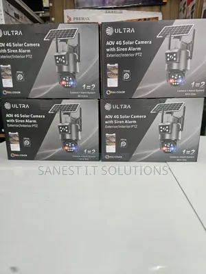 4G Solar Camera With Siren Dual Lens Ultra