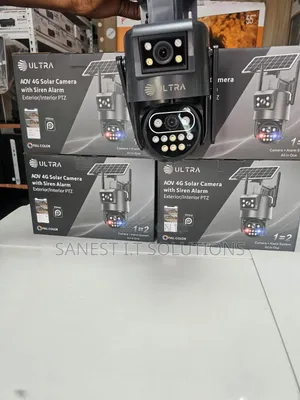 4G Solar Camera With Siren Dual Lens Ultra