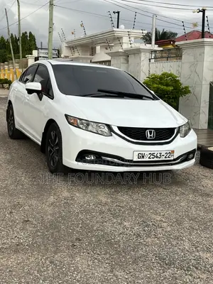 Honda Civic EX-L w/Navigation 4dr Sedan (1.8L 4cyl CVT) 2015 White