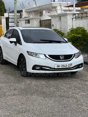 Honda Civic EX-L w/Navigation 4dr Sedan (1.8L 4cyl CVT) 2015 White