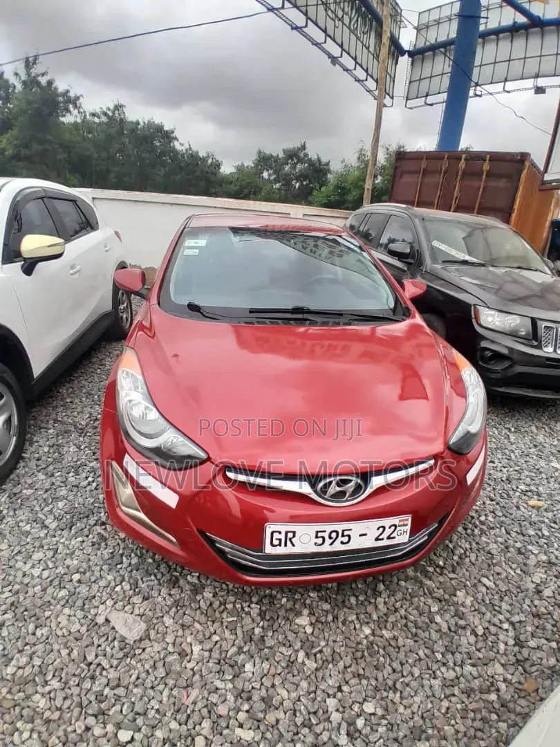Hyundai Elantra 2013 Red