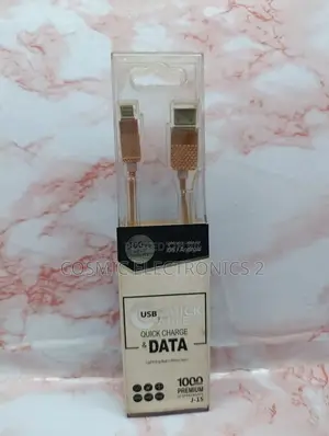 J-15 Fast Charging Data Sync Cable for Lightning 8-Pin and Micro USB