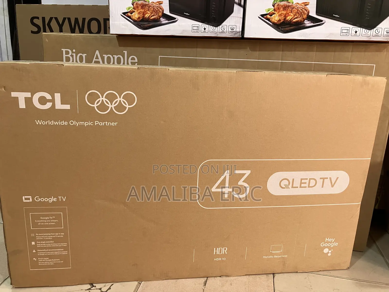TCL "43 Smart Android QLED TV - Sharp Visual Performance