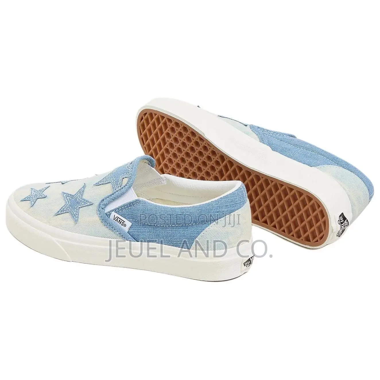 Authentic Vans Classic Slip-on 'Starry Night Denim'-Vn0009q7dnm