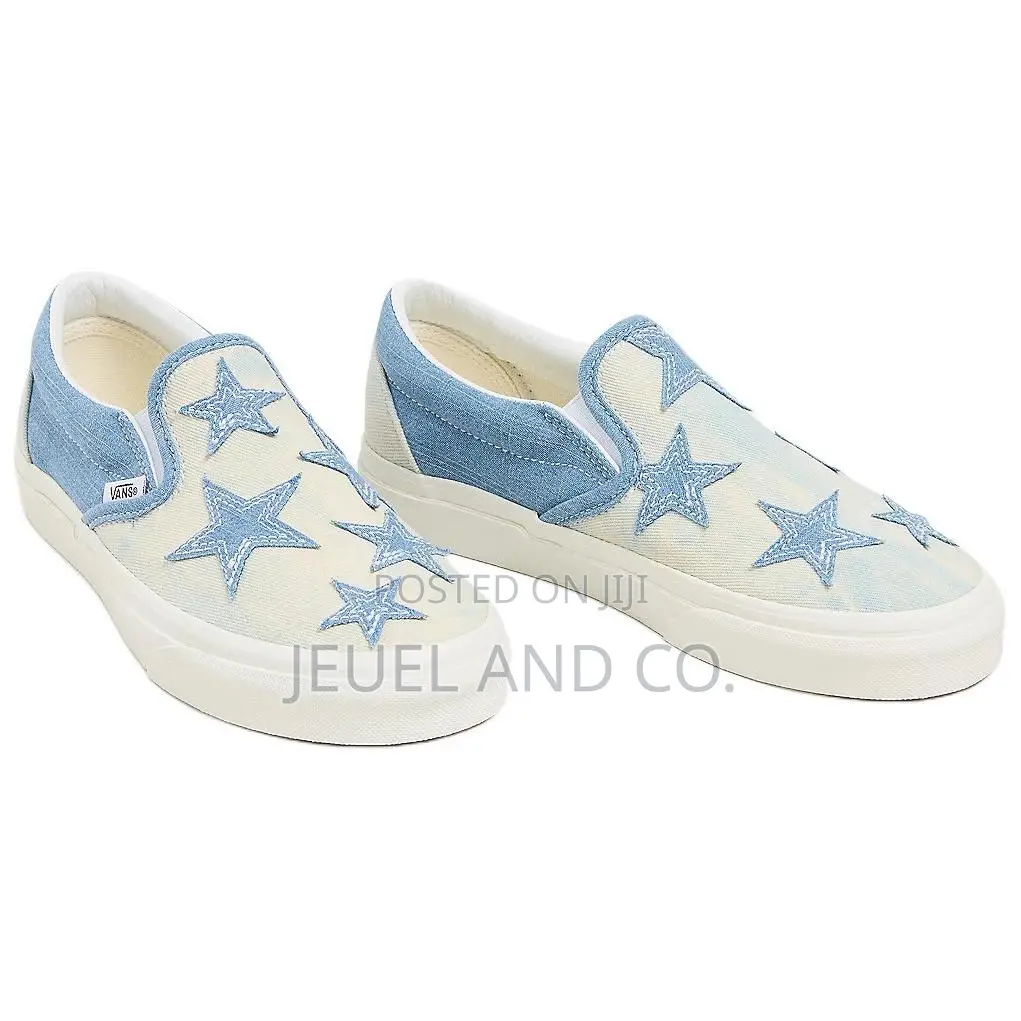 Authentic Vans Classic Slip-on 'Starry Night Denim'-Vn0009q7dnm