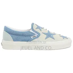 Authentic Vans Classic Slip-on 'Starry Night Denim'-Vn0009q7dnm