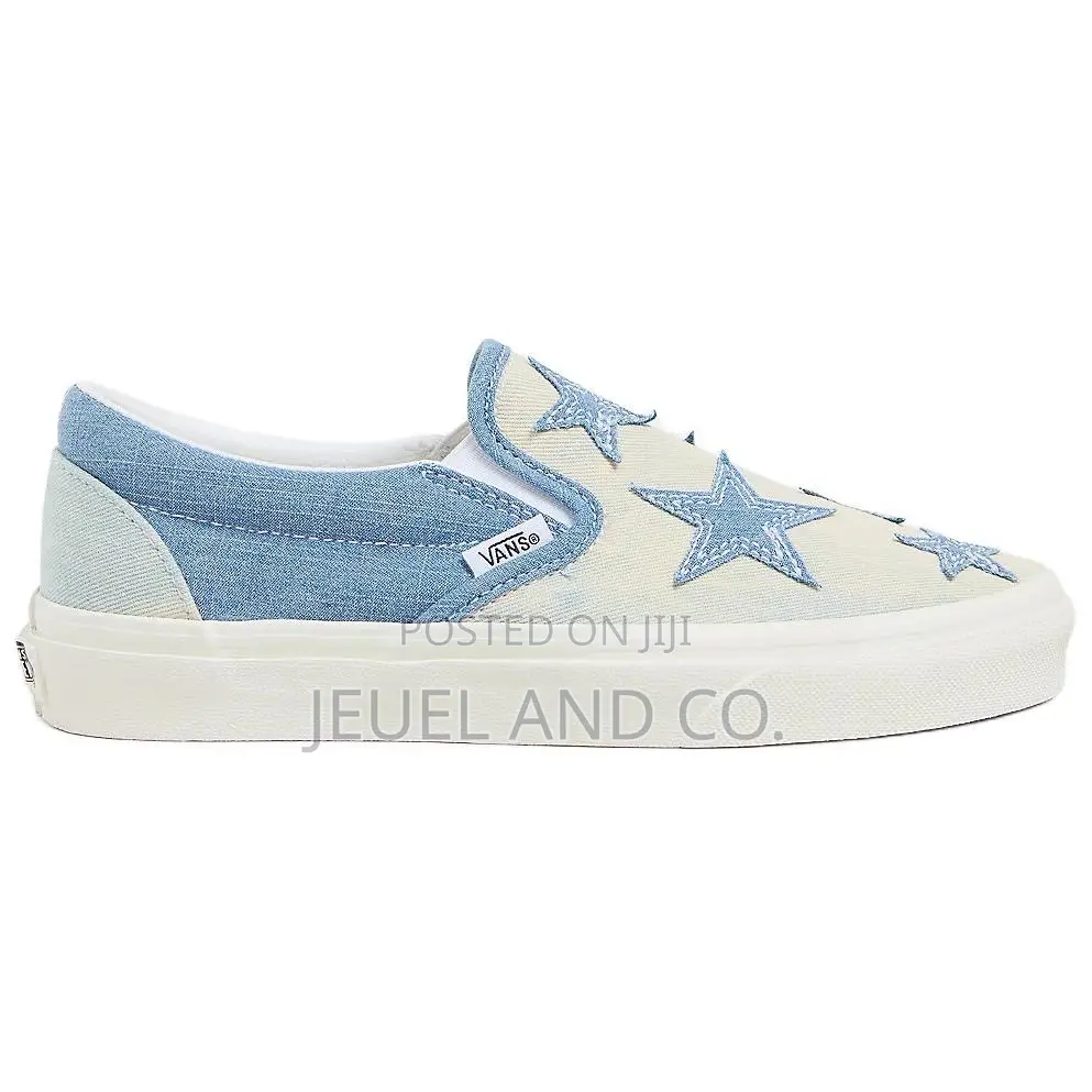 Authentic Vans Classic Slip-on 'Starry Night Denim'-Vn0009q7dnm