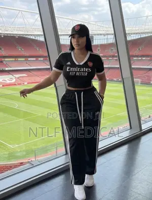 Fashionable Ladies Tank Top and Trousers Two Pieces