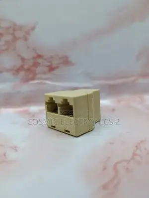 RJ45 Ethernet Splitter 1-to-2 Female Network Adapter