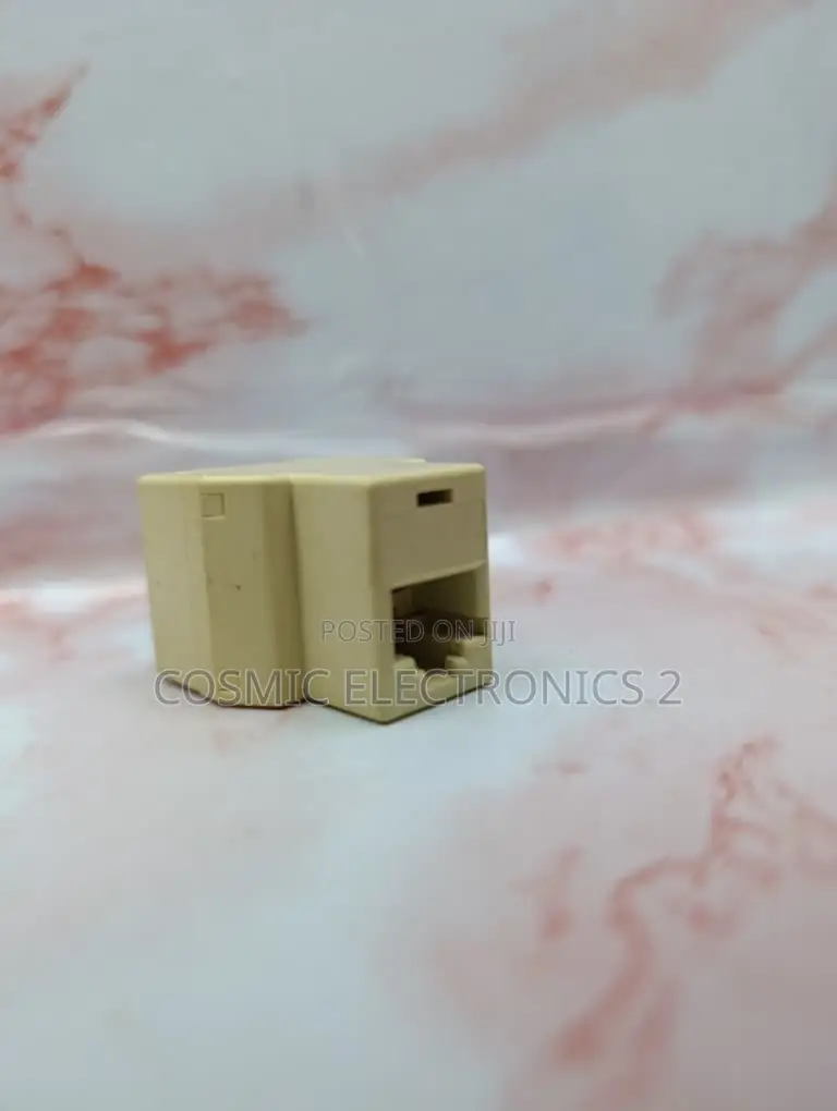 RJ45 Ethernet Splitter 1-to-2 Female Network Adapter