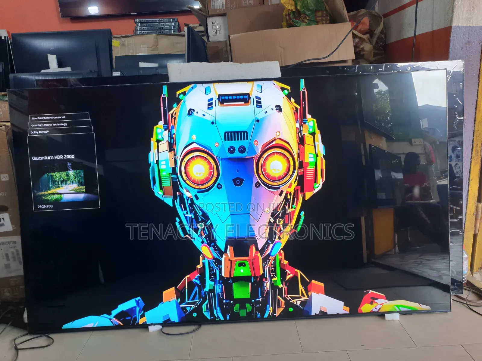 75"neo Qled Samsung Uhd HDR Smart Satellite TV