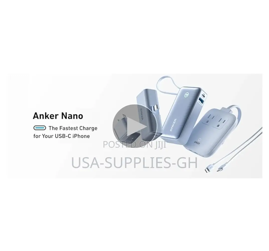 Anker Nano Power Bank (22.5W, Built-in USB-C Connector) From USA