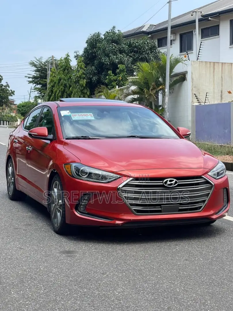 Hyundai Elantra Limited 2018 Orange