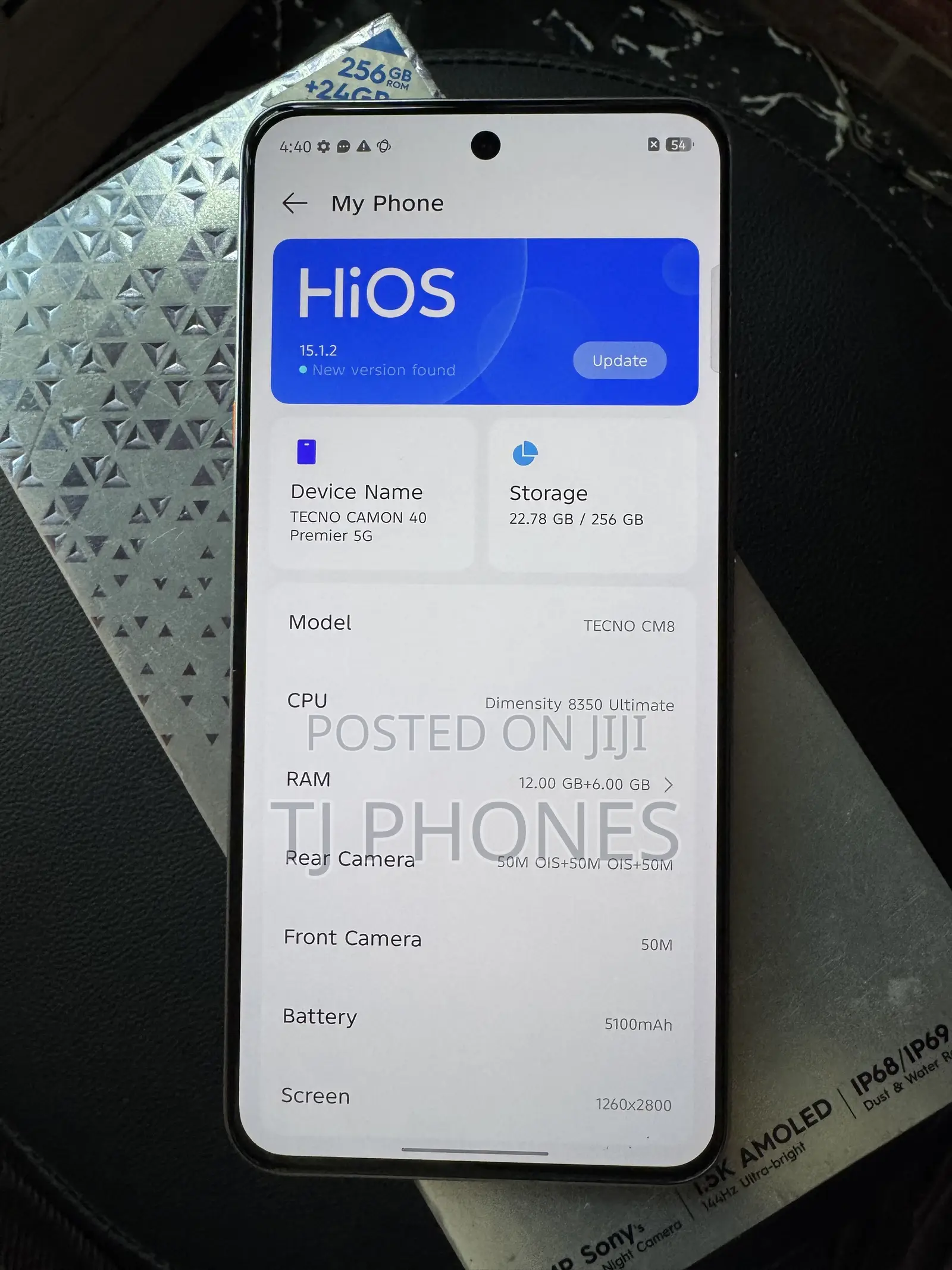 Tecno Camon 40 Premier 5G 256 GB Green