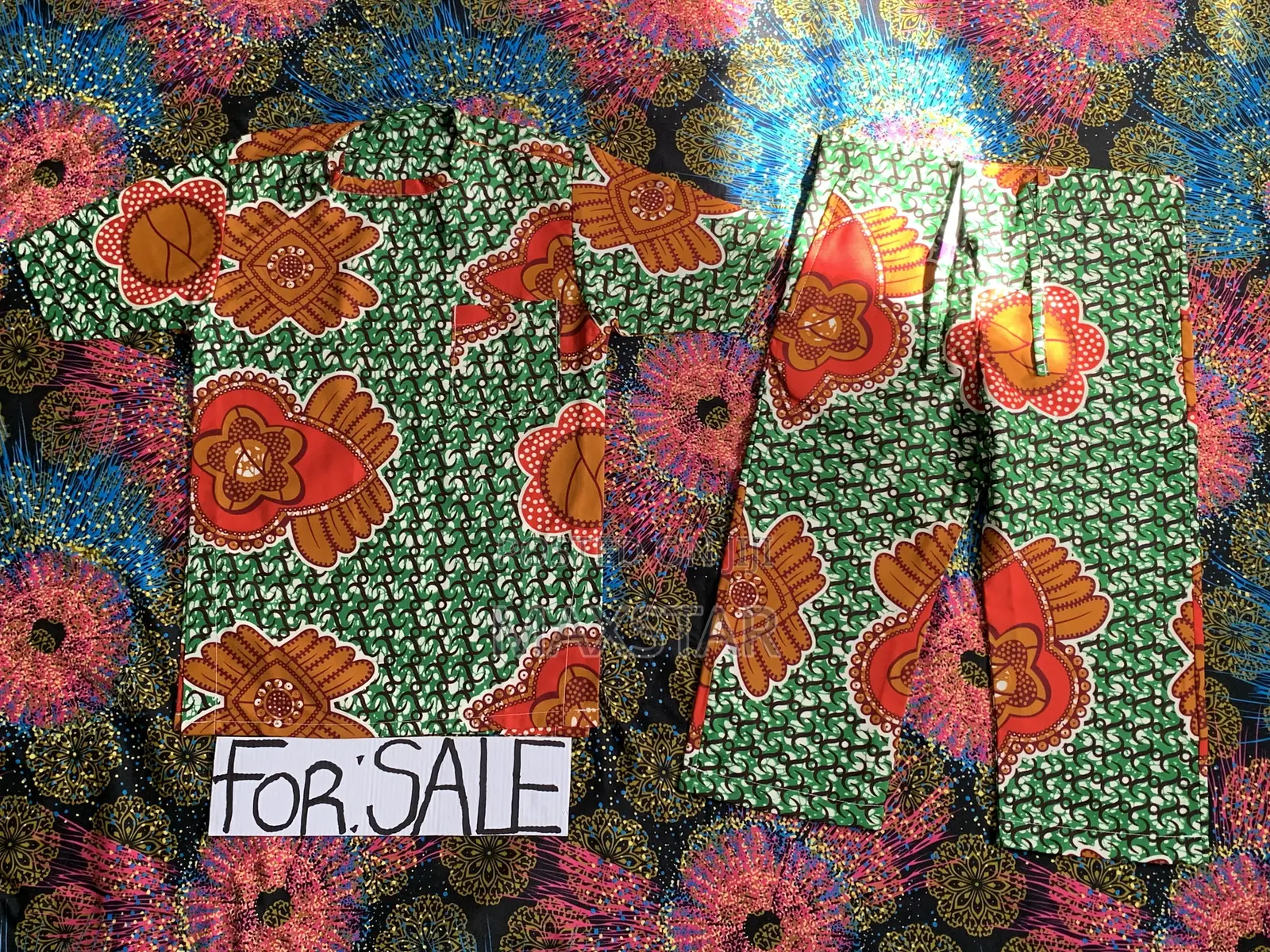 Beautiful White Designed Travera African Wear Clothes