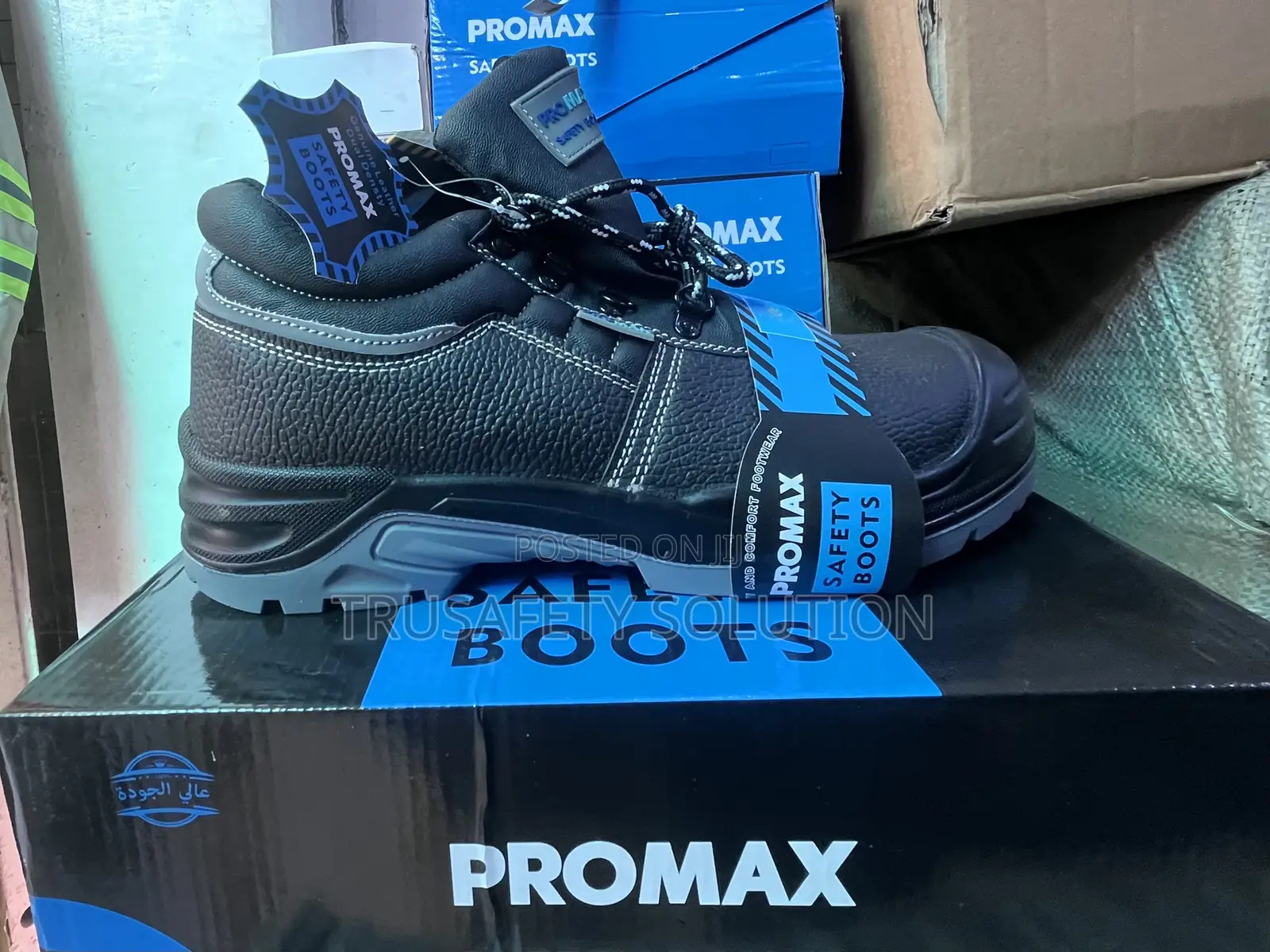 Safety Boots (PROMAX) Heavy Duty Steel Toe and Outsole