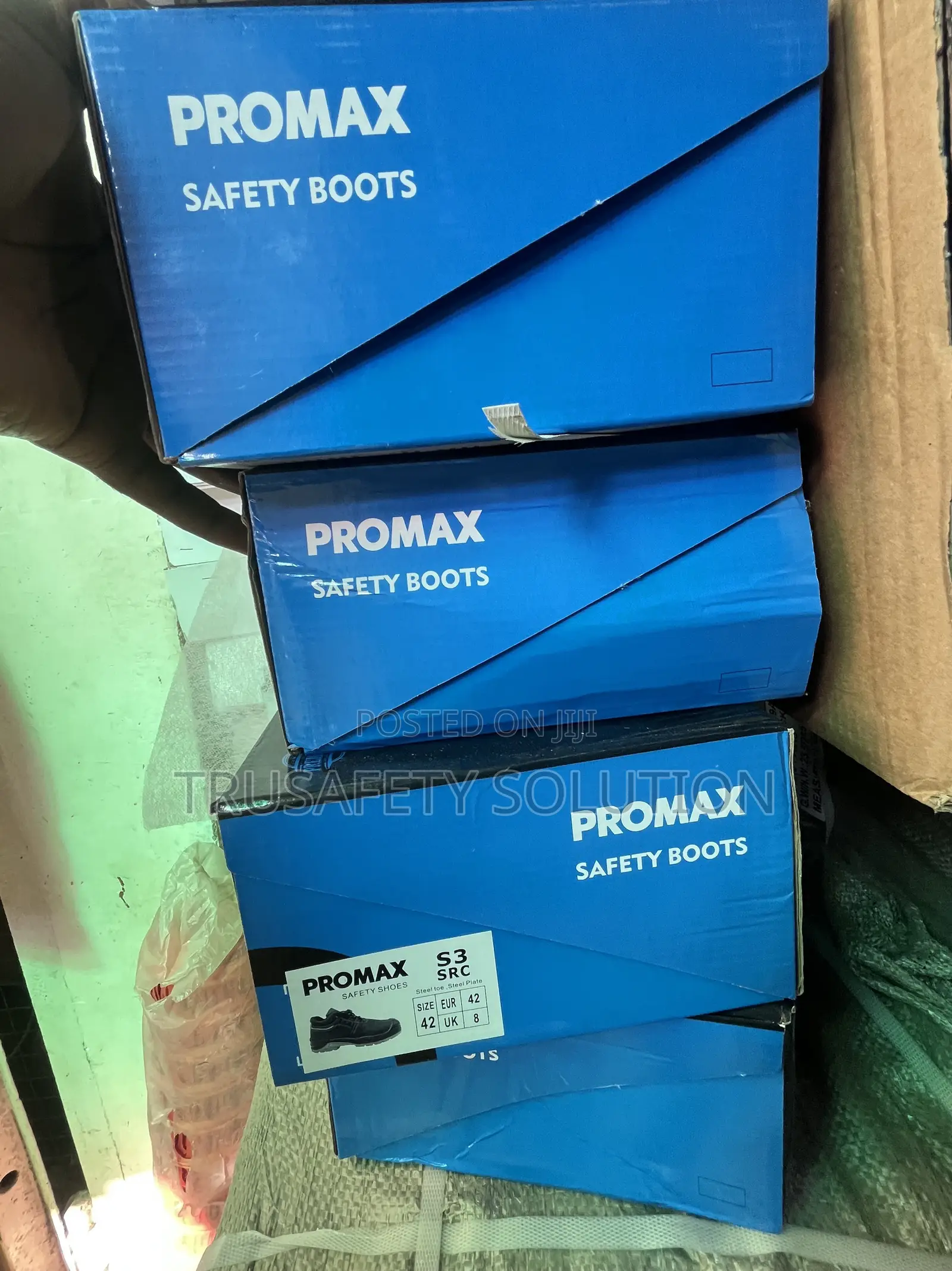 Safety Boots (PROMAX) Heavy Duty Steel Toe and Outsole