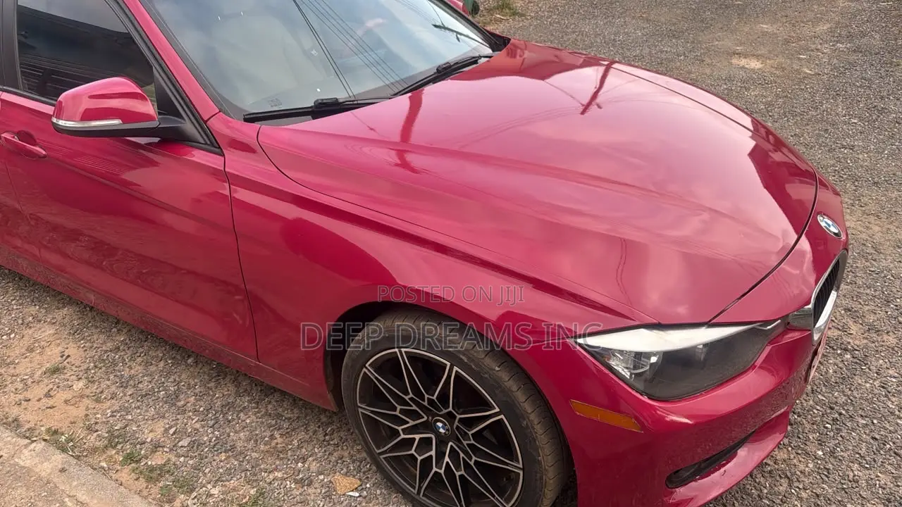 BMW 320i Sedan RWD 2014 Red