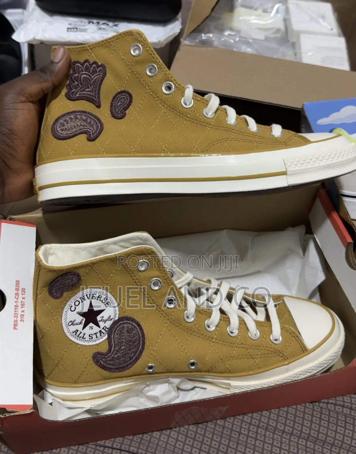 Converse - Chuck 70 Hi 'Crafted Patches - Burnt Honey'- A05278C