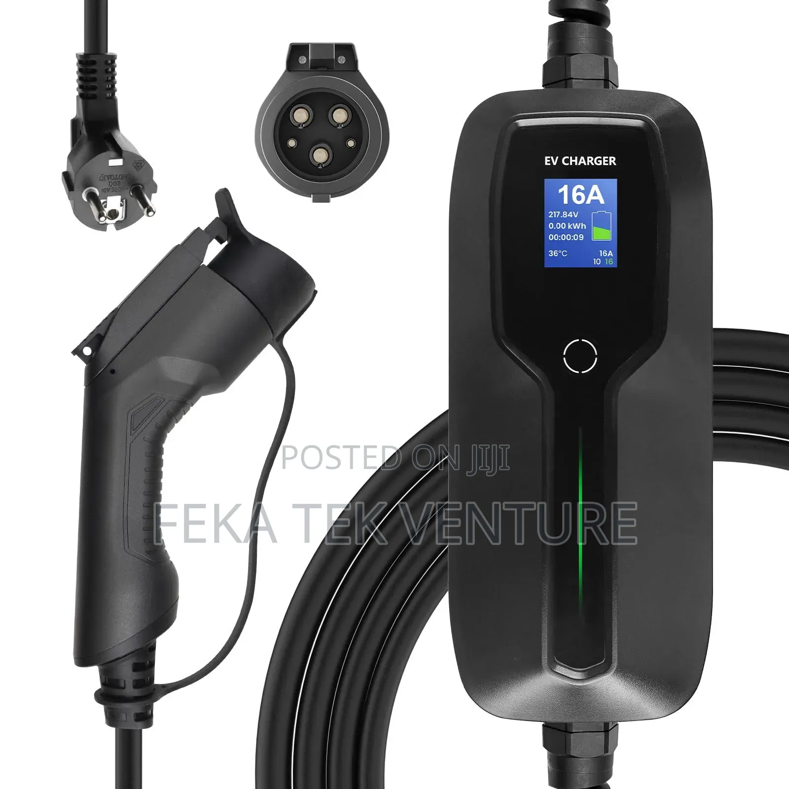 Portable Ev Level 2 Travel Charger 3.5kW