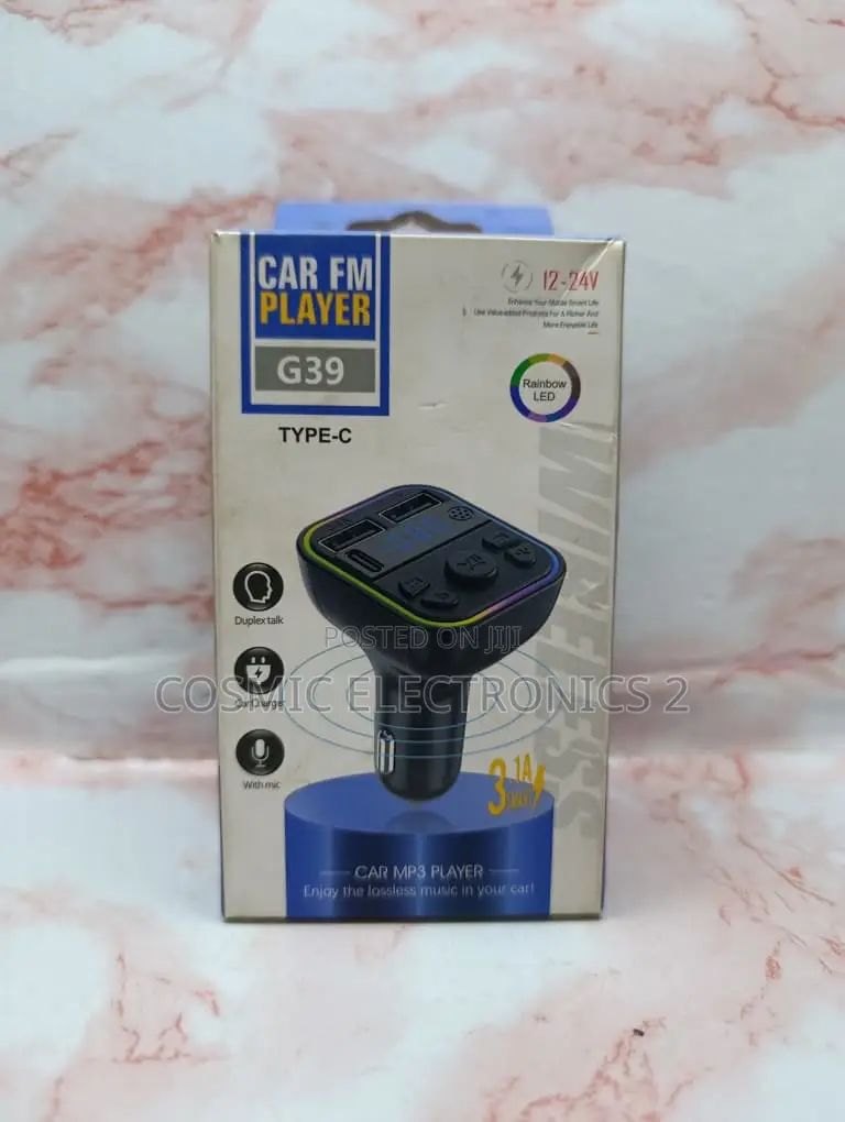 G39 Bluetooth Car FM Transmitter MP3 Player