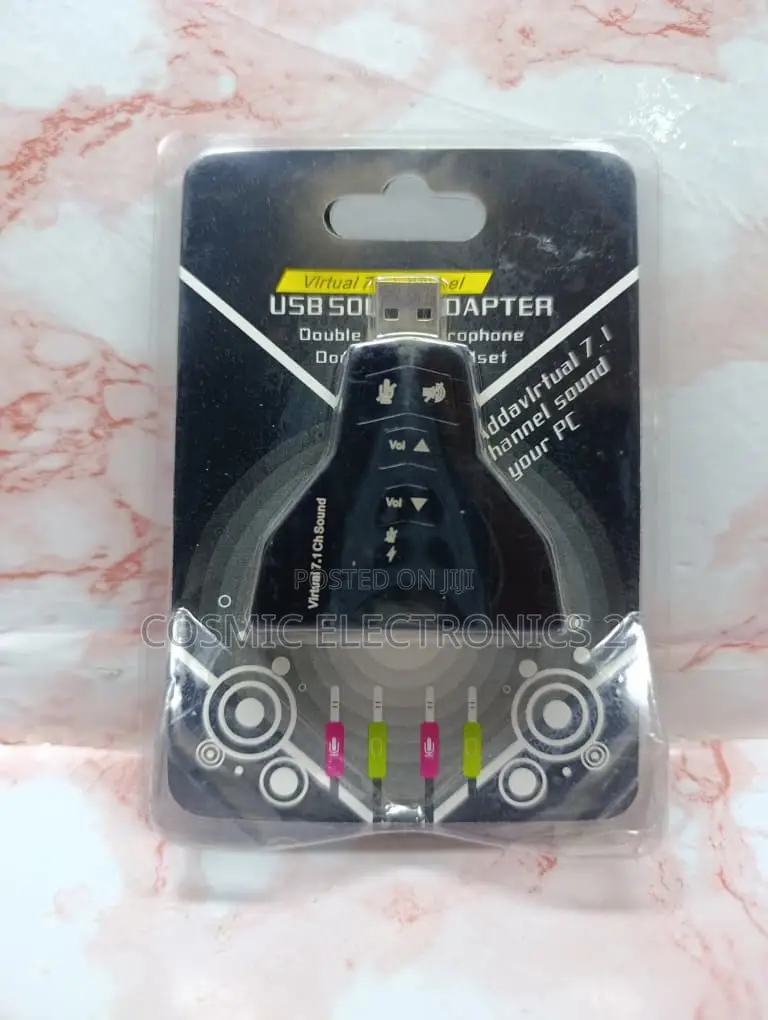 7.1 Channel USB External Sound Card Audio Adapter