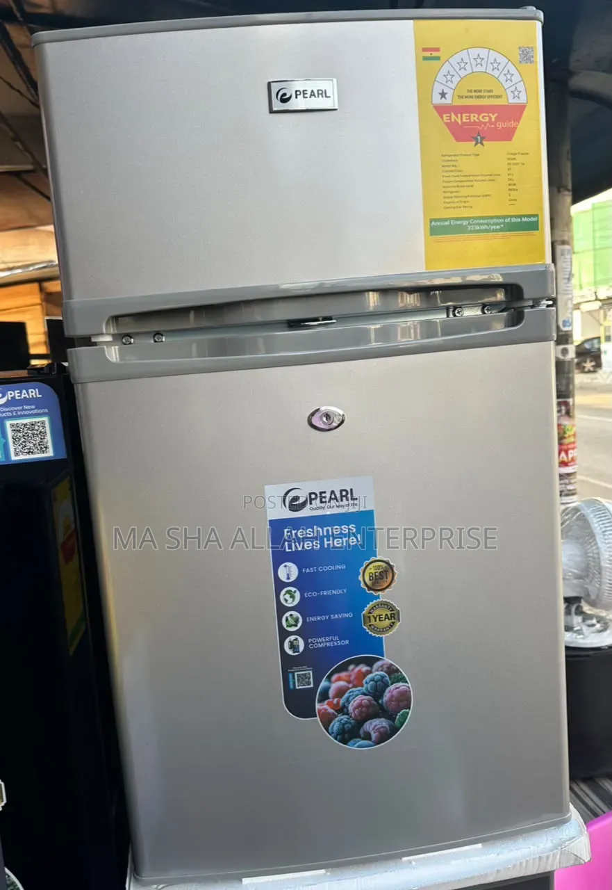Powerful Cooling Pearl Double Door Table Top Refrigerator 85 LTS