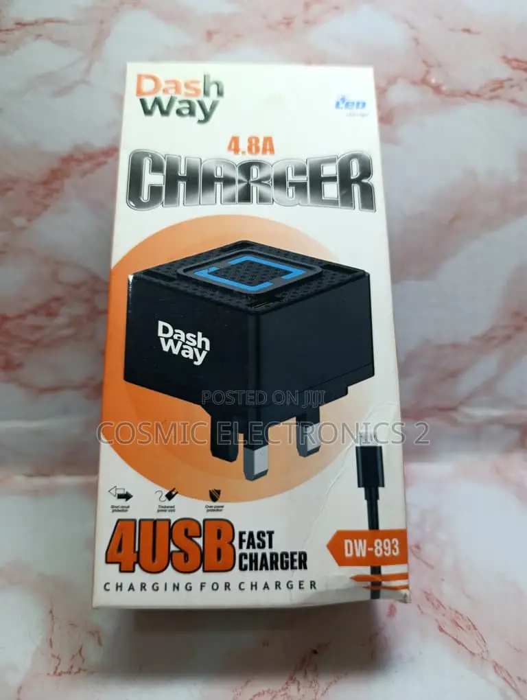 Dash Way 4-Port USB Fast Charger