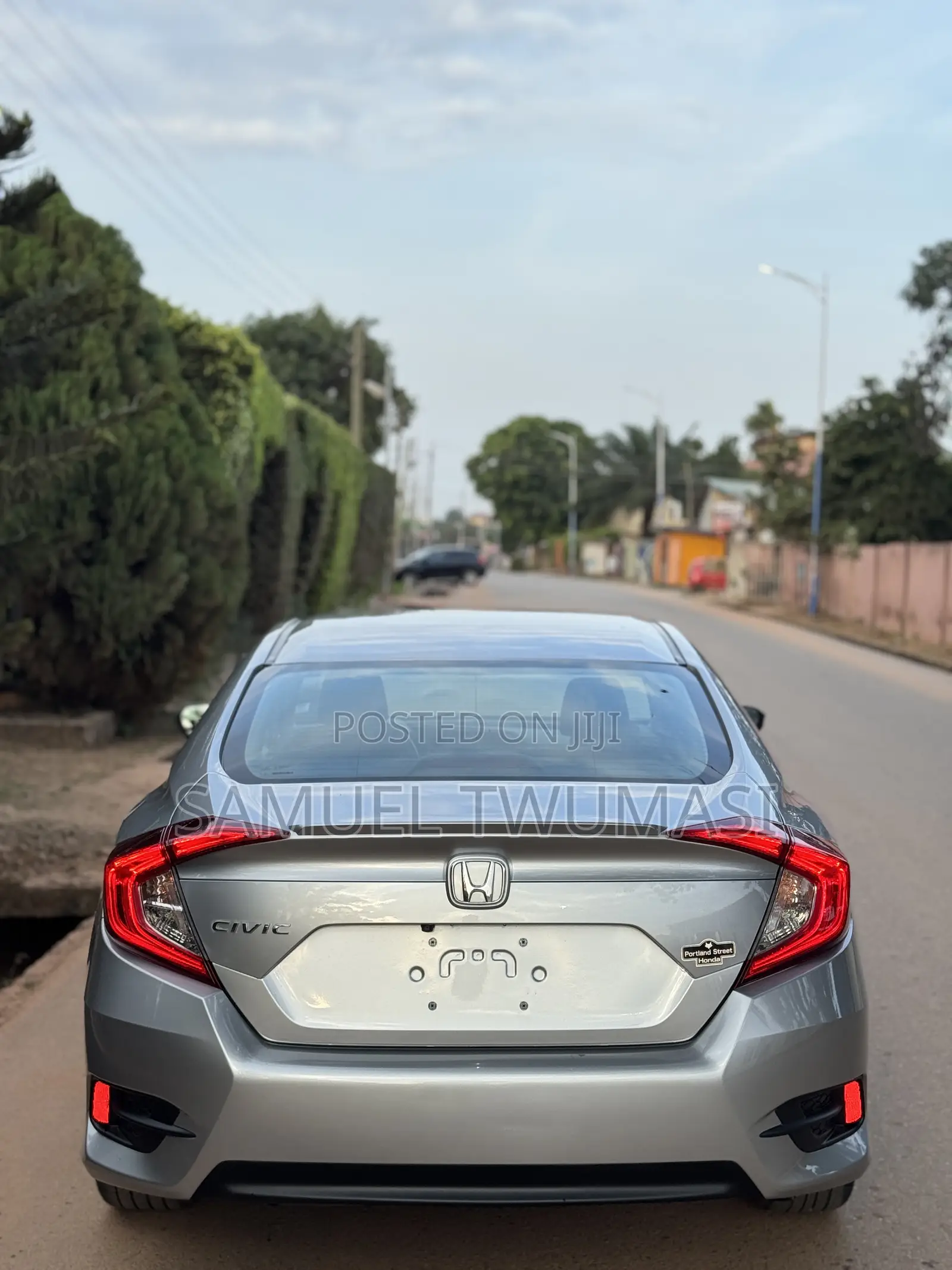 Honda Civic EX Sedan 2018 Gray